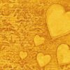 gold heart background, gold background, hearts