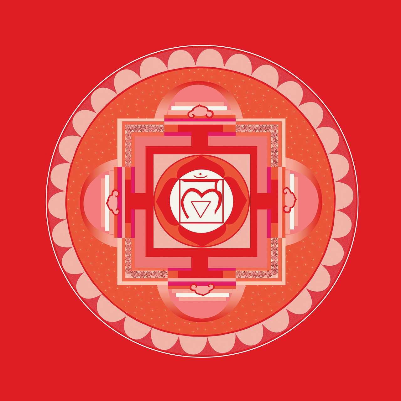 chakra, mandala, root chakra