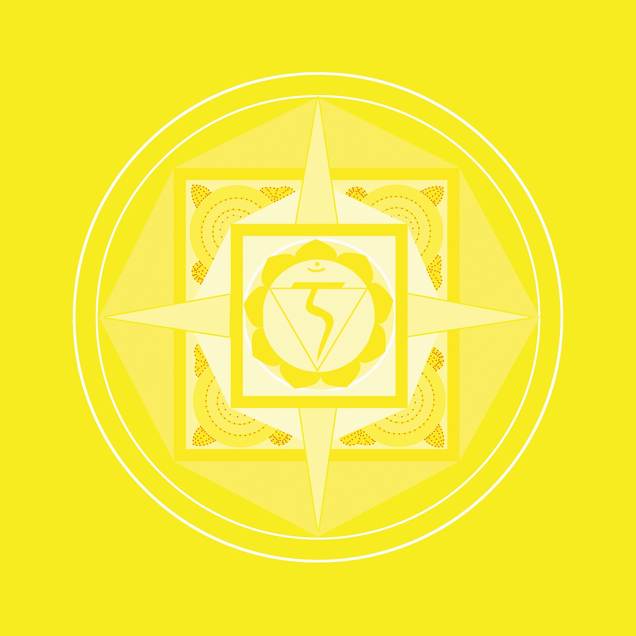 mandala, solar plexus chakra, chakra