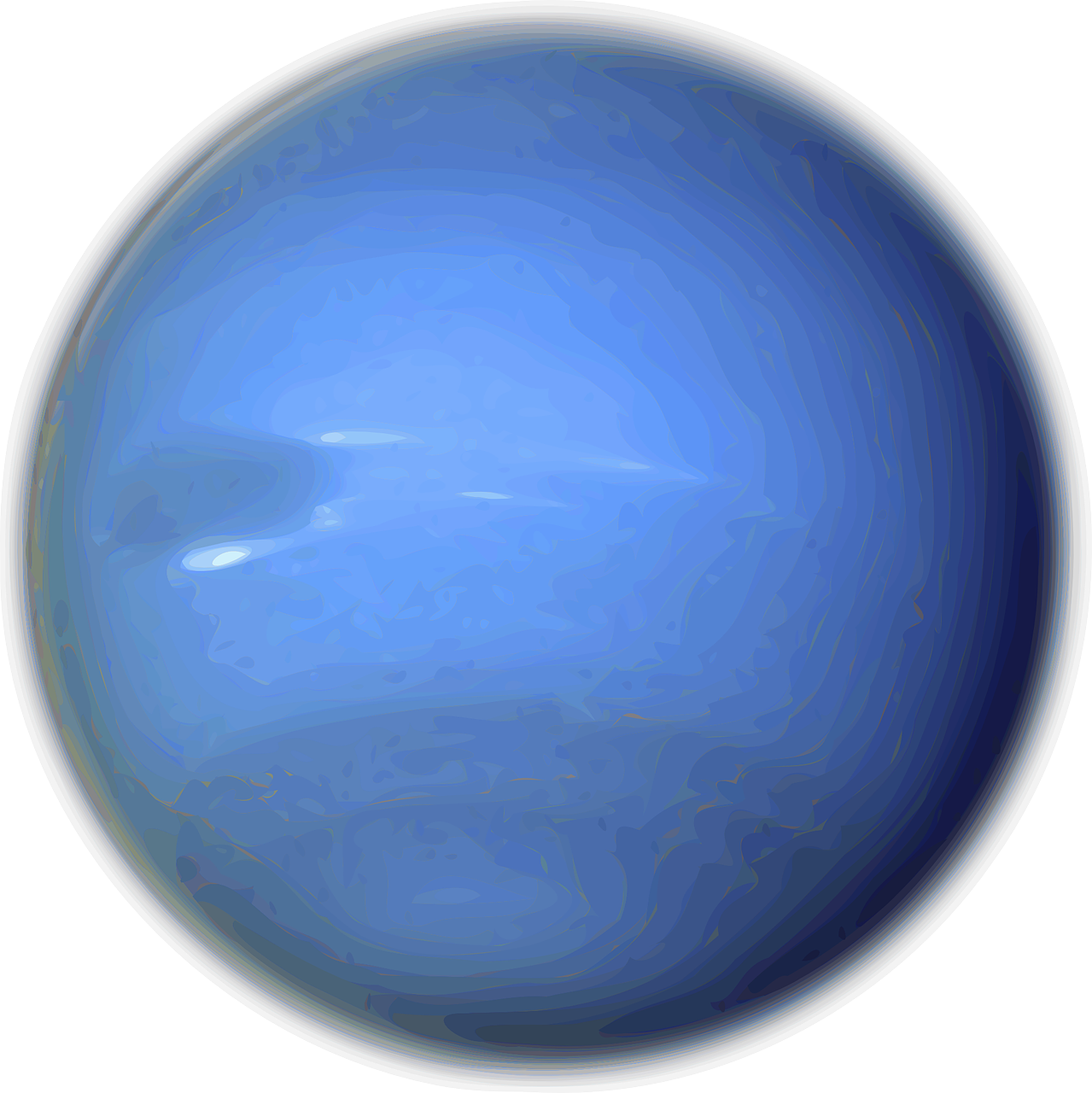 neptune, solar system, planet