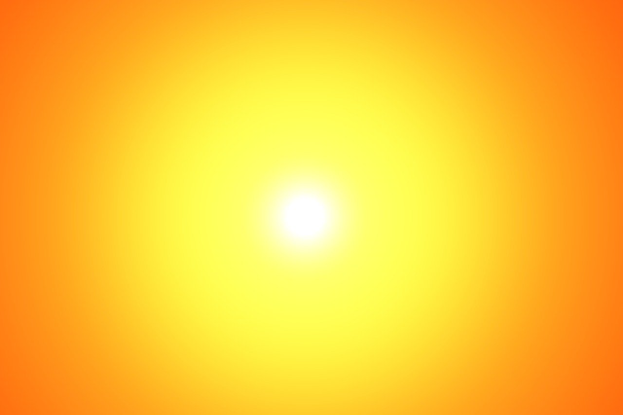 sun, yellow, orange