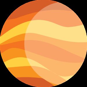 jupiter, orange, planet