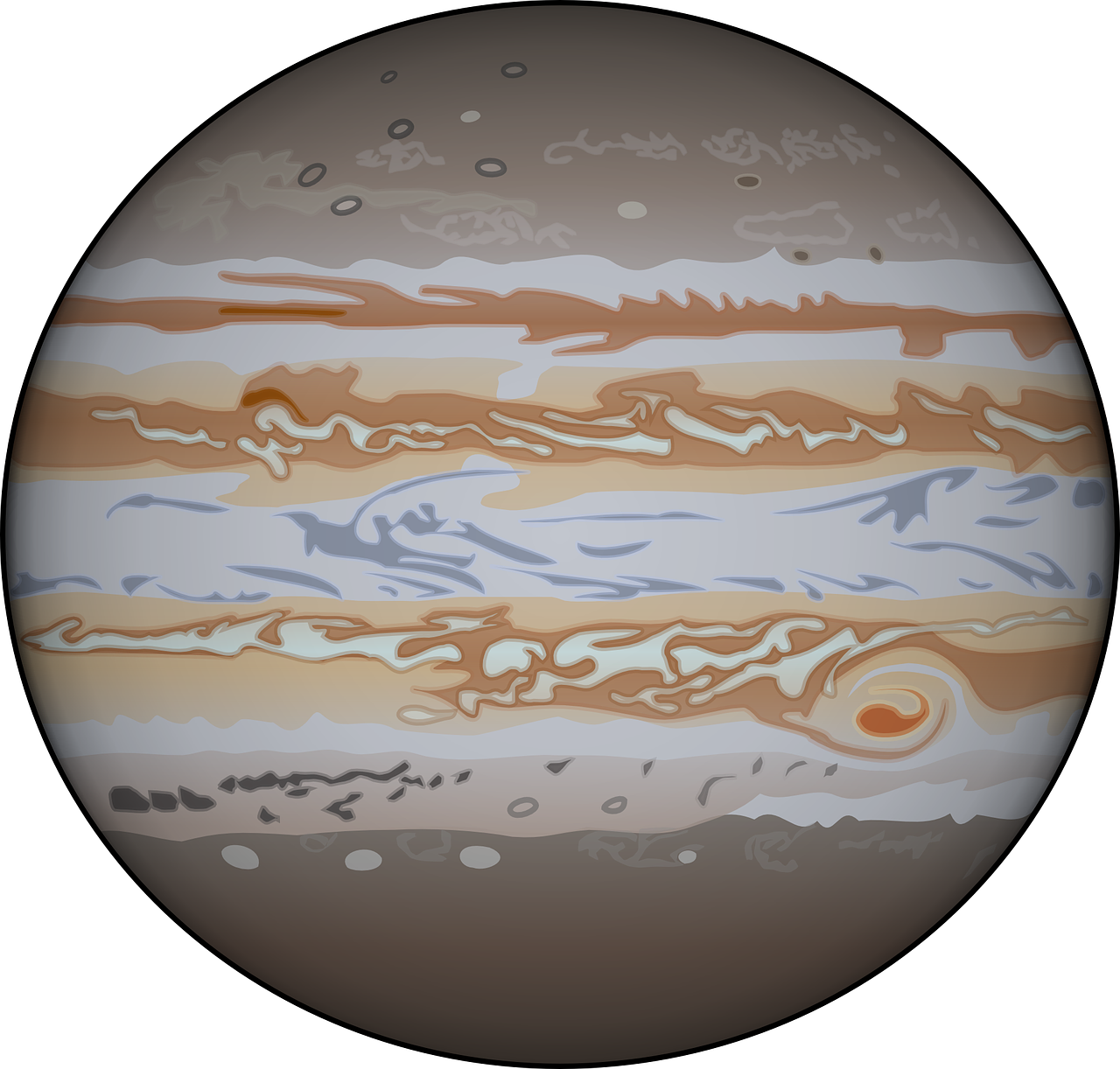 jupiter, planet, space