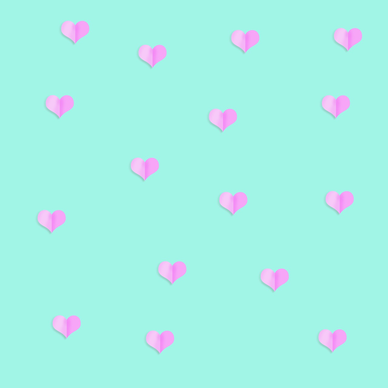 hearts, valentine, background