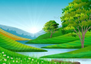 background, illustration, landscape