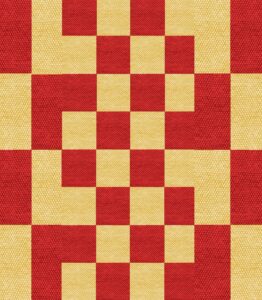 fabric, geometric, red