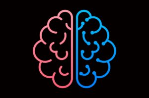 artificial, brain logo, digital icon