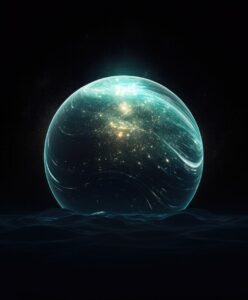 globe, bubble, water