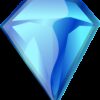 gemstone, diamond, blue