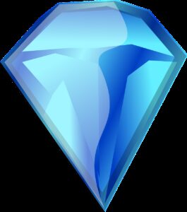 gemstone, diamond, blue