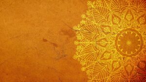 mandala, yellow, background