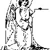 angel, line art, god