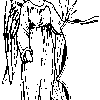 angel, line art, god