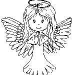 woman, angel, wings