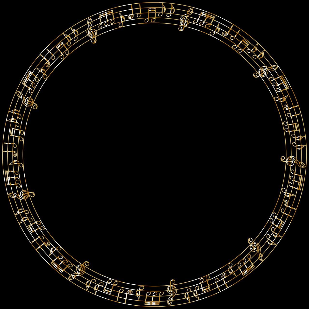 musical, circle, round