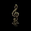 musical note, treble clef, background