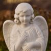 angel, angel wings, statue