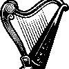 ai generated, harp, musical instrument