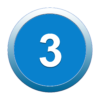 button, 3, three